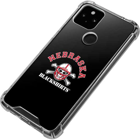 University of Nebraska Blackshirts Google Pixel 5 Clear Case
